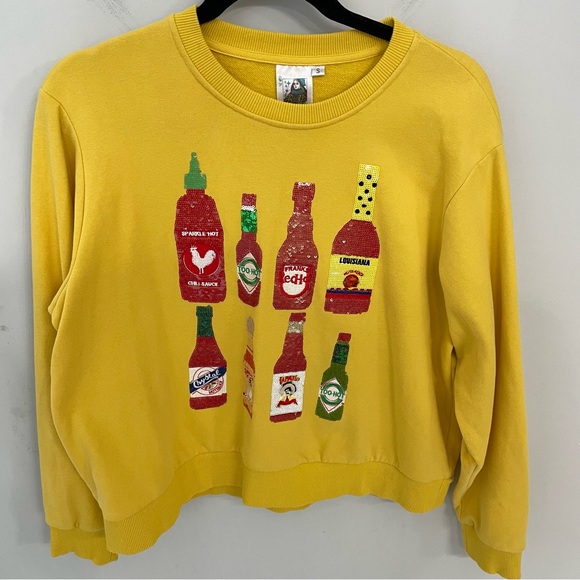 QUEEN OF SPARKLES queen of hot sauce sweatshirt.              21 - Picture 2 of 11